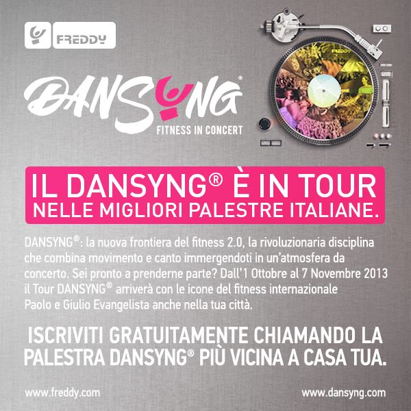 Al via il DanSyng Tour by Freddy nelle migliori palestre d’Italia