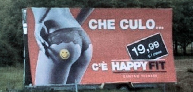 “Che culo…c’è Happy Fit”. Le femministe protestano, Happy Fit risponde.