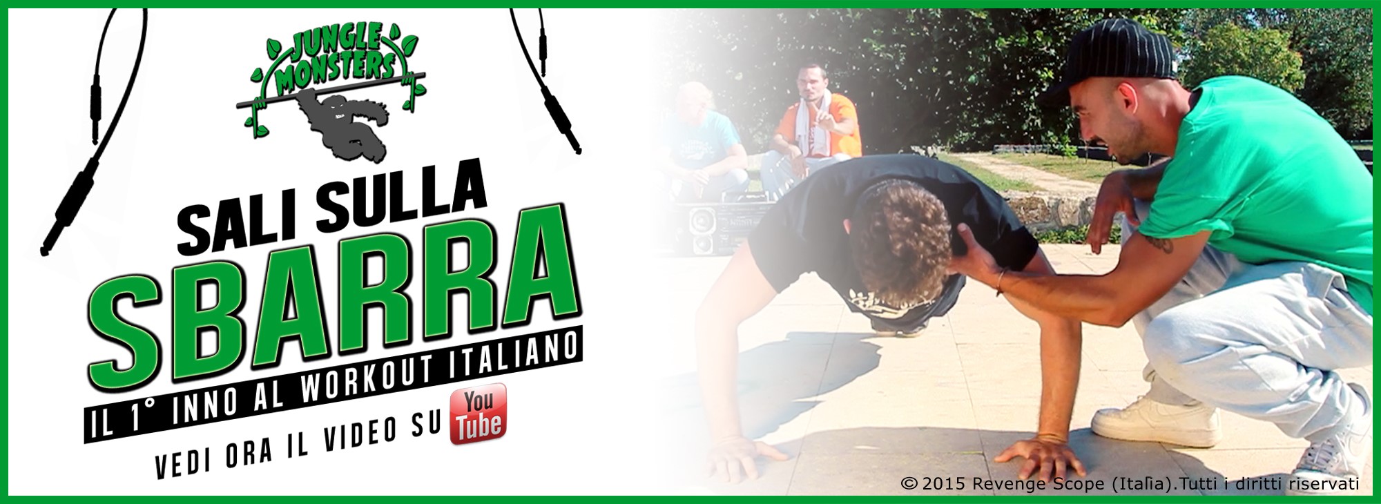 Il 1° inno al workout italiano: “Sali sulla sbarra!”