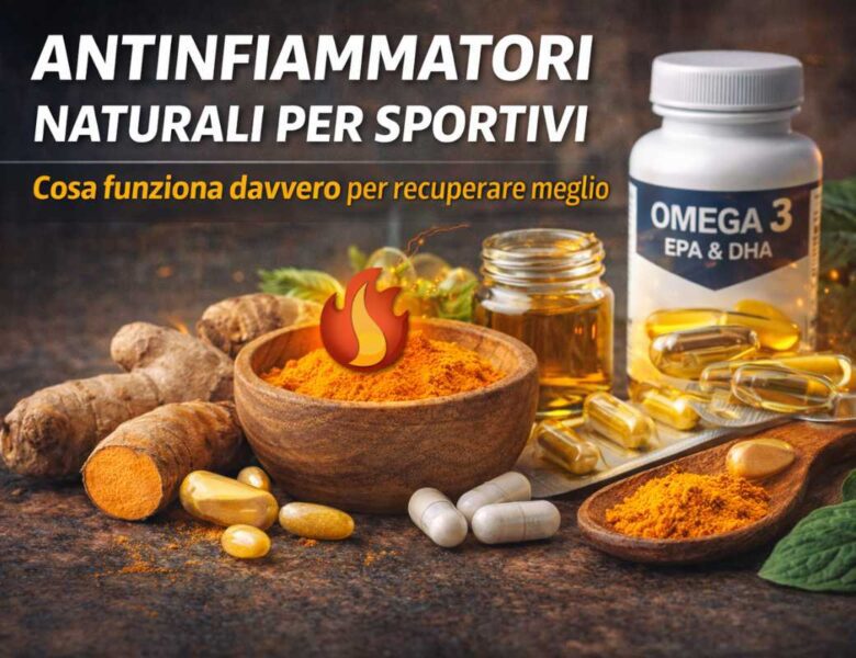 Antinfiammatori naturali per sportivi: cosa funziona davvero per recuperare meglio