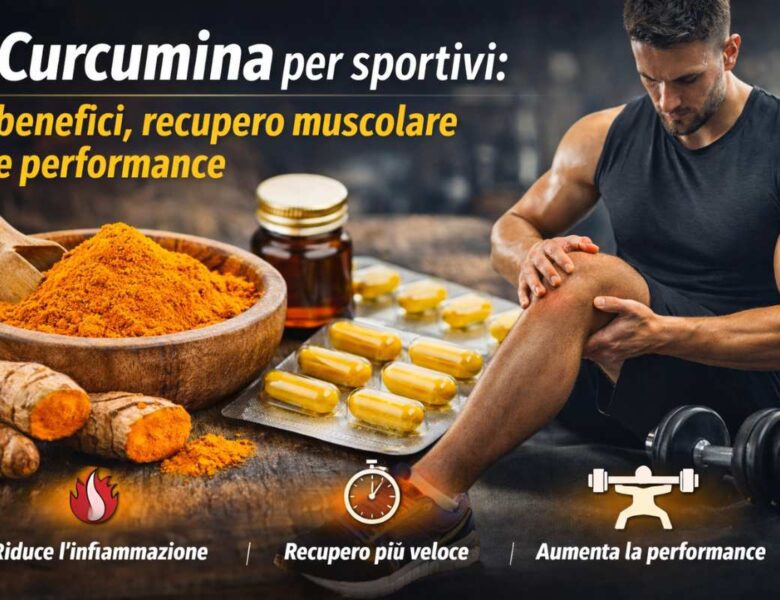 Curcumina per sportivi: benefici, recupero muscolare e performance